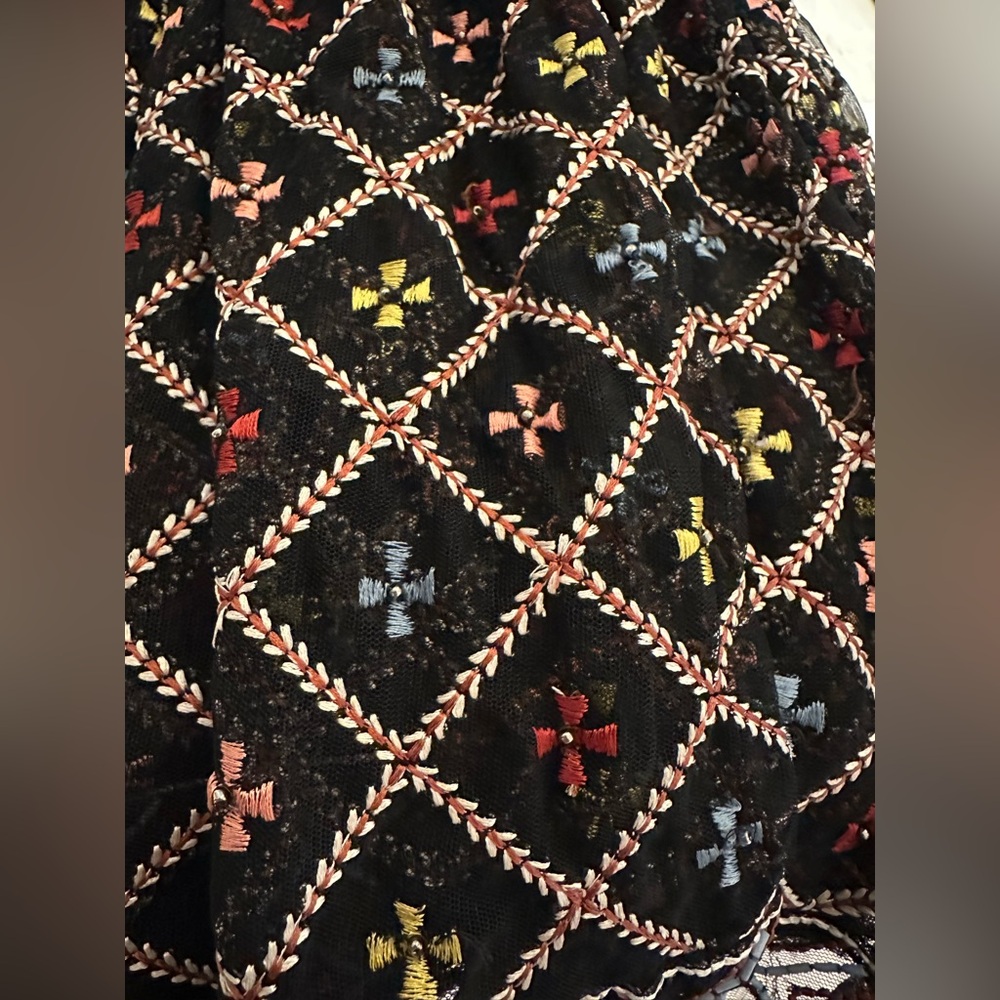 Tularosa Lexi beaded embroidered maxi skirt - Picture 10 of 12